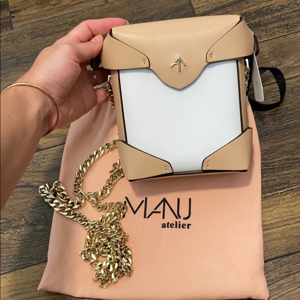 MANU ATELIER Micro Pristine Leather Shoulder Bag - Picture 8 of 12